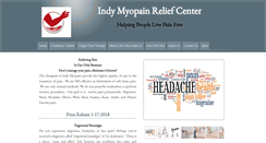 Desktop Screenshot of indymyopain.com